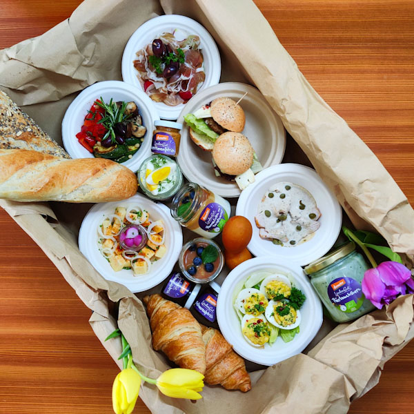 Abbildung: Bio-Osterbrunch Box für 2 Personen